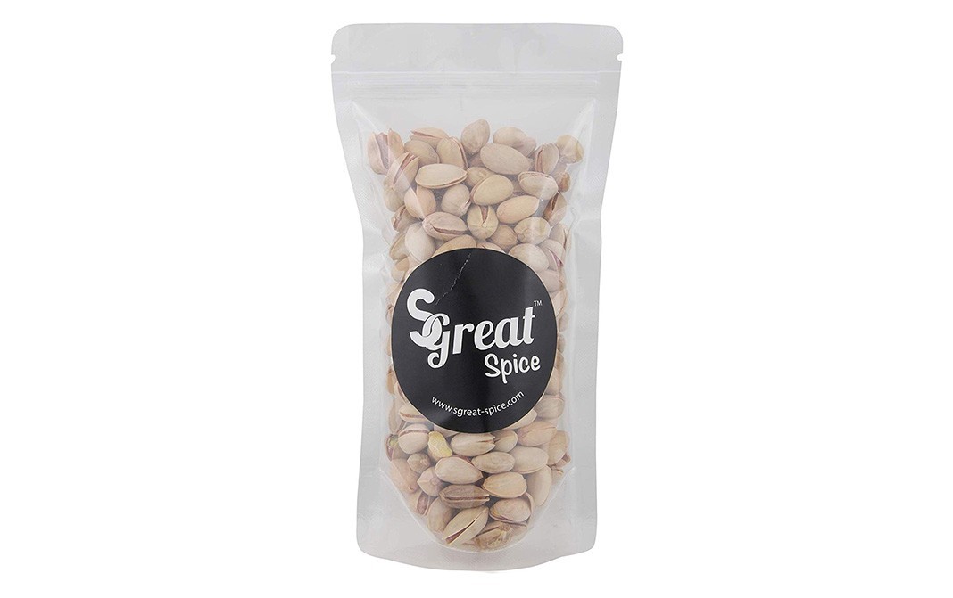 SGreat Spice Salted Pista (With Shell)    Pack  400 grams
